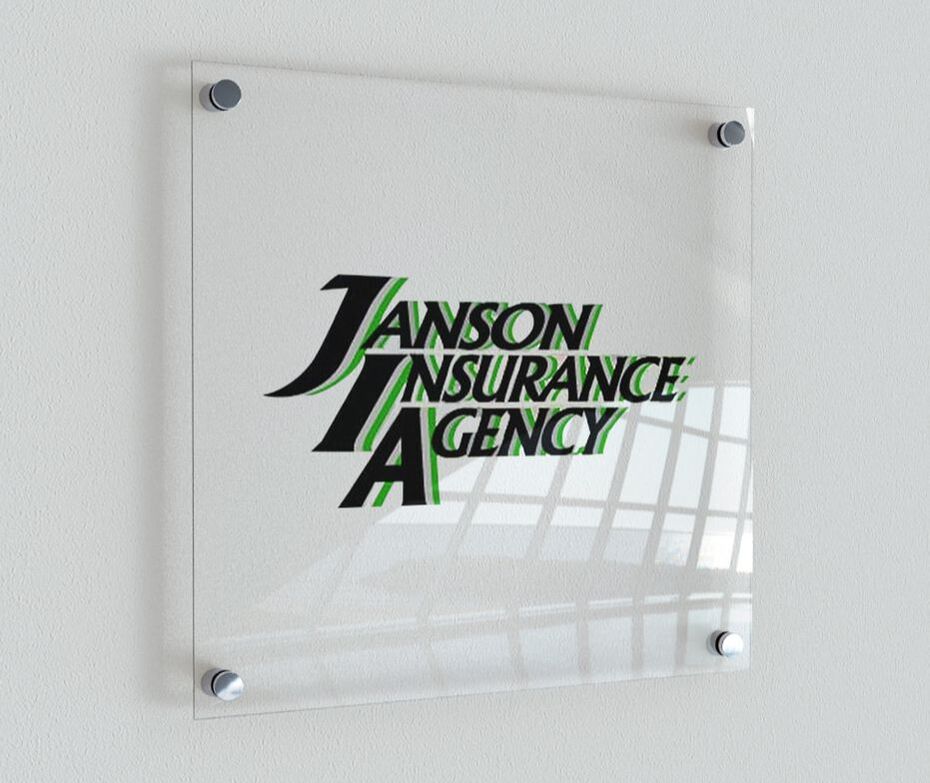 Janson Insurance Agency Logo on a Plain Paper